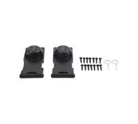 Combination Hasp Lock for Doors and Cabinets, Black Zinc Alloy, Pack of 2 | Secure your cupboards and doors with this zinc alloy combination lock featuring a customisable three-digit code.