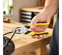 Combination Lineman Pliers with Comfort Grip Handle, Multi Purpose Hand Tool for Gripping, Twisting, Bending and Cutting Tasks