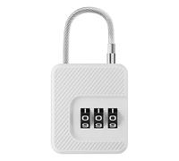 Combination Lock - 3-Digit All-Weather Anti-Theft,Combination Padlock with Code,for Luggage Shoulder Bag Gym Home Drawer Cabinet Gate Fence