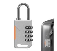 Combination Lock, 4-Digit Waterproof Security Lock, Zinc Alloy Waterproof Combination Locks, for Safety Lock, Household, School, Sports, Suitcase, Travel Luggage