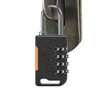 Combination Lock | 4 Digit Weather Resistant - Waterproof Padlock Zinc Alloy Security with Resists Rain Rust & | for Home School Gym Suitcase Luggage Bags & Travel Cases | Rel