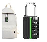 Combination Lock - 54g Code Lock | Zinc Alloy Glow Indicator Feature Entry Fastener | 6.9x3cm Combination Padlock, Weather Resistant Closure Accessory for Moving Supplies Outdoor Equipment Storage