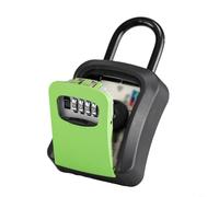 Combination Lock Box for Secure Key Storage Wall Mountable and Weatherproof for Various Settings (Green)