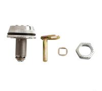 Combination Lock Box with Customizable Settings for Cabinets, Drawers, and Motor Homes (Silver)