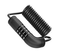 Combination lock for bicycles, retractable lightweight anti-theft bicycle accessories, small combination lock, for cycling, commuting, city, mountain, road, travel, outdoor, school
