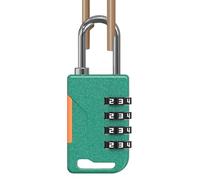 Combination Lock for Locker, 4 Digit Robust Safety Padlock, Zinc Alloy Waterproof Combination Lock - For Home, Outdoor, Fitness, Suitcase, Luggage, Travel Bags