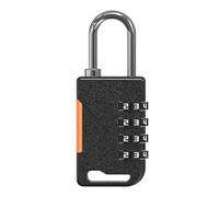 Combination Lock for Locker - 4-Digit Robust Security Handlock, Weatherproof Combination Lock Made of Zinc Alloy | For Home Outdoor Fitness Suitcase Luggage Travel Bags