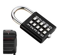 Combination Lock for Locker with Number Code, 8/10 Digit Combination for Locker, Code Padlock | for Home, Office, Classroom, College Dorm