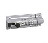 Combination Lock for Outdoor Applications, Waterproof Latch with Two Installation Options (Silver)