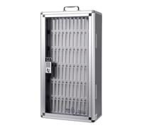 Combination Lock Phone Storage Box, Clear Acrylic Door for Secure Mobile Phone Organization, Ideal for Classrooms and Businesses
