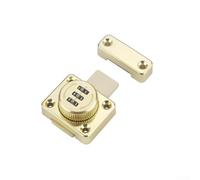 Combination Lock with 3 Digit Code Keyless Zinc Alloy Design for Various Cabinet Applications (Gold)