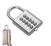 Combination Locker Lock with Combination Code, 8/10 Digit Combination for Lockers, Outdoor Digital Code Padlock with Buttons, for Home, Office, Classroom, Dorm