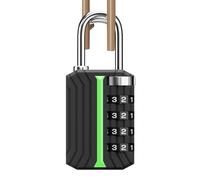 Combination Locker Padlock - Rust Proof for Luggage, Lockers, Doors | Gate Lock | for Office Warehouse Garage Gate Patio Porch Moving Hiking