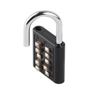 Combination Locker Padlock - Security Padlock - Waterproof Safe Luggage Password Lock with 10 Digits Push Button for Cabinet Gate and Toolbox Suitcase Protection, Combination Lock Outdoor