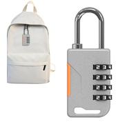 Combination Locks | 4-Digit Weatherproof Security Padlock | Heavy Duty Zinc Alloy Combination Lock for Outdoor Use - For Home Outdoor Fitness Suitcase Luggage Travel Bag