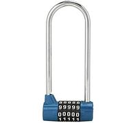 Combination Padlock, 5 Digit Dial Combination Password Extra Long, Suitable for Suitcases, Cabinets, Gym, Bicycle, Toolbox Combination Padlocks