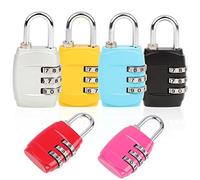Combination Padlock, 6Pack Luggage Locks Code Padlock, 3 Digit Outdoor Heavy Duty Waterproof Combination Lock for Gym Locker, Sports Locker,Travel Lock for Suitcases & Bag