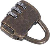Combination Padlock, Antique Chinese Old Style Jewelry Chest Box Code Zinc Alloy Padlock