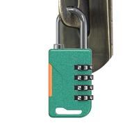 Combination Padlock - Zinc Alloy, 2.7x7cm Combination Lock 4-Digit Resettable Security | Weather-Resistant Waterproof Design Heavy-Duty Code Lock, Keyless Padlock for Home, Outdoor, School