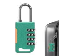 Combination Padlocks | 4-Digit Weatherproof Outdoor Lock | Locker Padlocks Resettable | Keyless Resettable Lock for Gym, School, Locker, Shed, Toolbox, Storage & Site Use（1pieces）