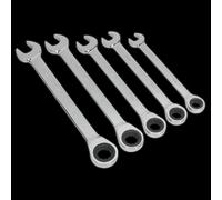 Siegen Combination Ratchet Spanner Set5 Piece Metric
