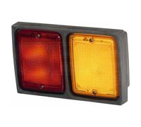 HELLA 2SD 004 431-011 Rearlight - Bulb - 12/24V - Fitting/mounting/Bolted - Lens Colour: Red/Yellow - Plug: Male - right/left