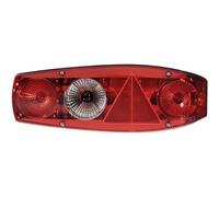 HELLA 2VA 341 419-061 Rearlight - Caraluna II - Bulb - 12V - Fitting/Bolted - Lens Colour: Red - Plug: Blade Terminal - right - Quantity: 1