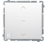 COMBINATION ROLLER BLIND 3-Position 1-0-2 White BMZW1K.01/11