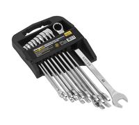Combination Spanner Set 10pc Extra-Long Metric - Sealey S0832 New