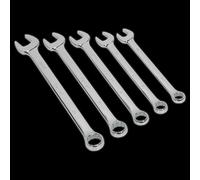 Sealey Combination Spanner Set AK6329 - 5Pc Jumbo Metric