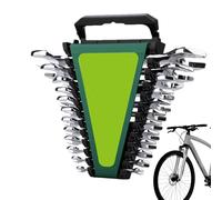 Combination Spanner Set | Metric MM Wrench Set | Combination Wrenches, Metric Sizes 6-32mm, Tools with Storage Rack for Car Truck Repair