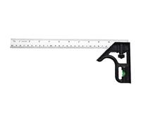 Combination Square,12inch Metal Square - Square Protractor Square Carpenter Measuring Tape Adjustable High