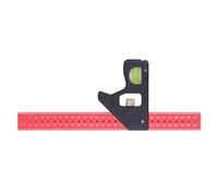 Combination Square Adjustable Sliding Ruler Woodworking 90 45 Degree Protractor Level Measuring Tool for Furniture Installation Woodworking Projects Aluminum Alloy 11.8 Inch