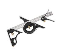 Combination Square Made of Stainless Steel Professional Angle Ruler Carpenter's Square Ideal for Carpentry Work 300 mm
