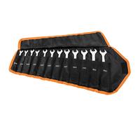 12Pc Ratchet & Spanner Set 8-19mm In Case Neo Tools