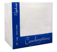 Combinations White Napkins 2ply 100 Pieces For Parties/Events/Dinners/Home