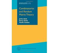 Combinatorics and Random Matrix Theory (Graduate Studies in Mathematics) by Jinho Baik (2016-06-22)