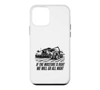 Combine Driving Harvest Funny Farming - If The Moisture Is.. Case for iPhone 12 mini