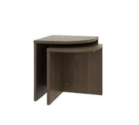 Combine Side Table Set Carob Brown