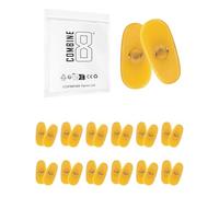 Combine8 12 Pairs Replacement Nose Pads Yellow Nose Pieces for Ray-Ban Aviator RB3025/RB3044/RB3261/RB3445/RB3483/RB3506/RB3519/RB3516/RB3293/RB3267/RB3362/RB3026/RB3490/RB3522 Sunglass-Yellow