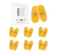 Combine8 6 Pairs Replacement Nose Pads Yellow Nose Pieces for Ray-Ban Aviator RB3025/RB3044/RB3261/RB3445/RB3483/RB3506/RB3519/RB3516/RB3293/RB3267/RB3362/RB3026/RB3490 Sunglass-Yellow