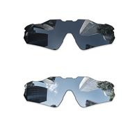 Combine8 Ploarized Replacement Lenses for Oakley Radar EV Path OO9208/Radar EV Path Asian Fit (AF) OO9275 Sunglasses - Black + Silver Titanium