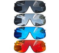 Combine8 Ploarized Replacement Lenses for Oakley Sutro Lite OO9463/Sutro Lite Asian Fit (AF) OO9463A Sunglasses - Black + Silver Titanium + Ice Blue + Fire Red