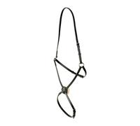 Kincade Classic Plain Raised Grackle Noseband, Black, Cob