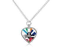 Combined Flag of The Celtic Nations Novelty Pet Urn Necklace Ash Holder Cremation Keepsake Memorial Jewelry