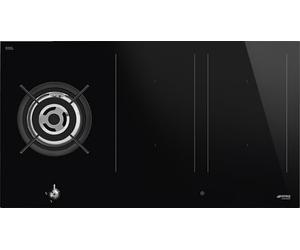 Combined induction and gas hob with 5 cooking zones from Smeg Classic - PM3953D