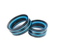 Combined Oil Seal Five-Piece Combination DAS20/22/25/28/30/32/35 for Injection Molding Machine Hydraulic Cylinder Piston(185x160x50.8(1pcs))