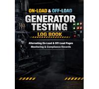 Combined On-Load / Off-Load Generator Testing Log Book: Performance Monitoring & Compliance Record Book for Standby Power Systems