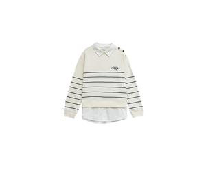 Combined Pullover with Women's Shirt Salsa Jeans Beige S