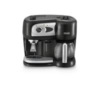 Combined pump espresso machine - DELONGHI - BCO261B.1 - 15 bars - Pods and ground coffee - Black and white